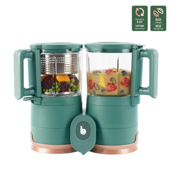 Robot Cuiseur Nutribaby Glass Green Forest Babymoov Robot