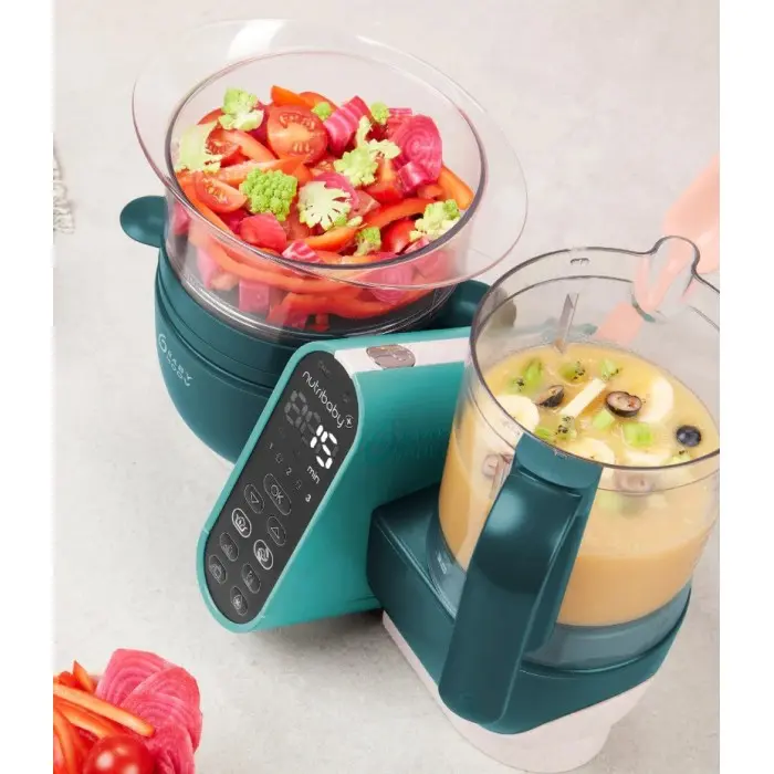 Robot Cuiseur Nutribaby (+) Opal Green Babymoov Robot cuiseur 