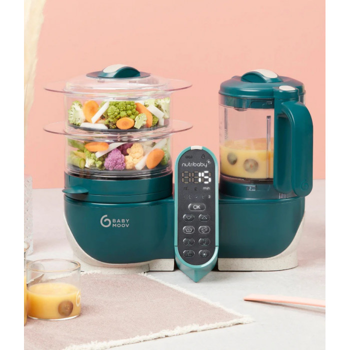Robot Cuiseur Nutribaby (+) Opal Green Babymoov Robot cuiseur 