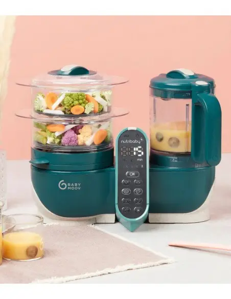 Robot Cuiseur Nutribaby (+) Opal Green Babymoov Robot cuiseur 