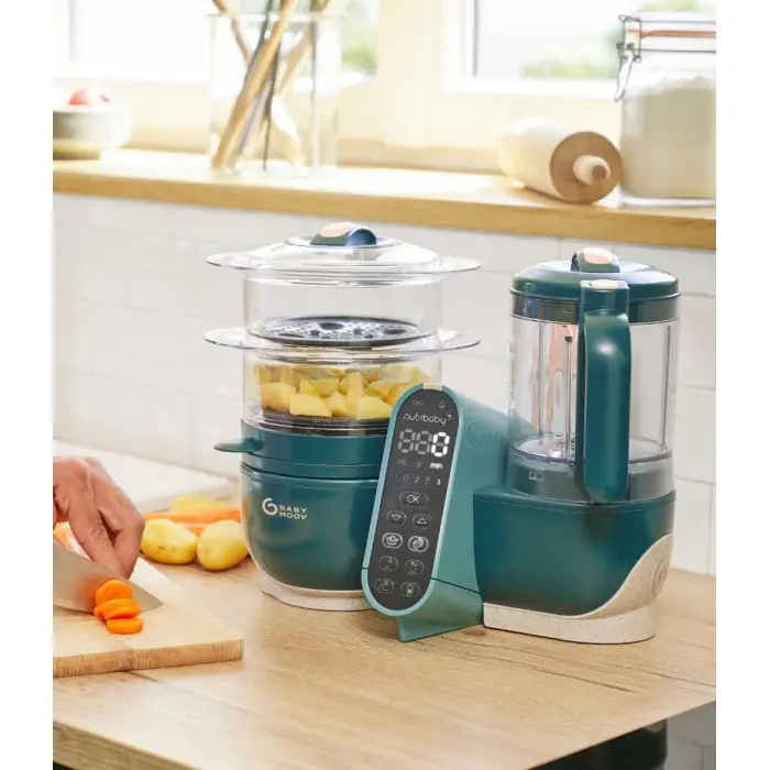 Robot Cuiseur Nutribaby (+) Opal Green Babymoov Robot cuiseur 