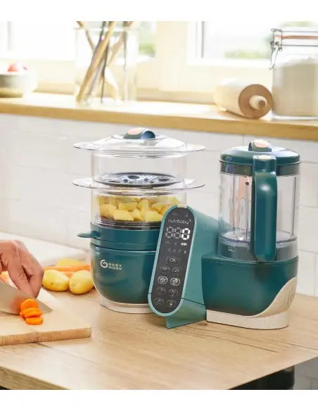 Robot Cuiseur Nutribaby (+) Opal Green Babymoov Robot cuiseur 