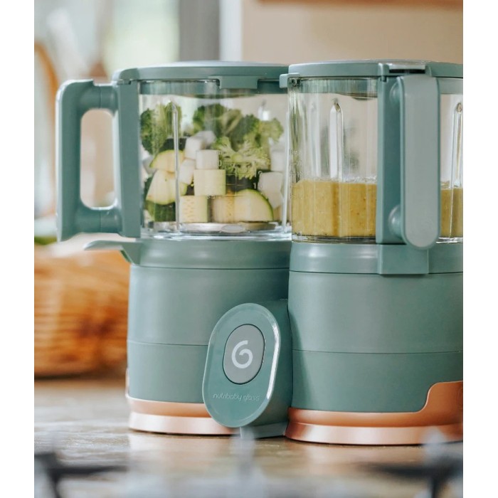 Robot Cuiseur Nutribaby Glass Green Forest Babymoov Robot