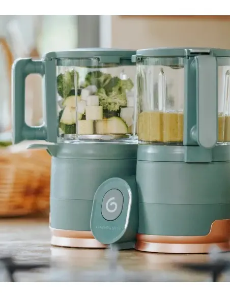 Cooking robot Nutribaby Glass Green Forest Babymoov — photo 2