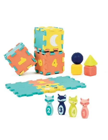 Ludi Coffret D'activités Tapis Quille Formes 10m+ Jouet - Ludi