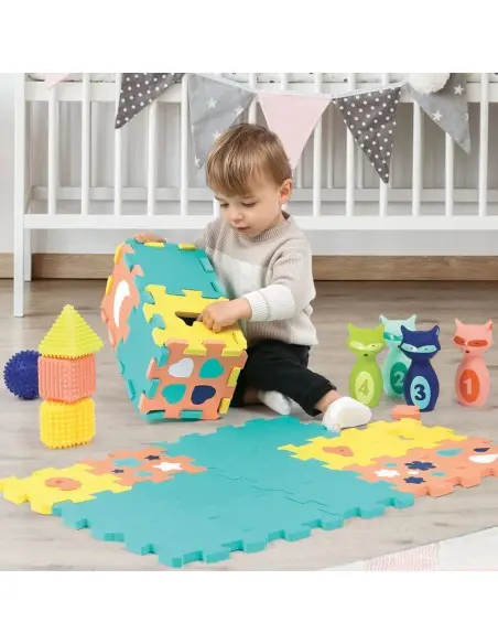 Ludi Coffret D'activités Tapis Quille Formes 10m+ Jouet - Ludi