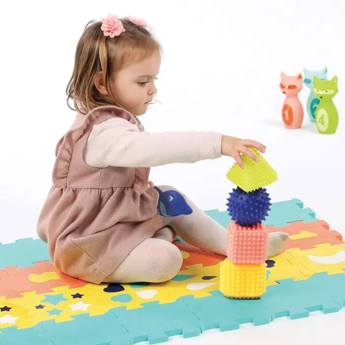 Ludi Coffret D'activités Tapis Quille Formes 10m+ Jouet - Ludi