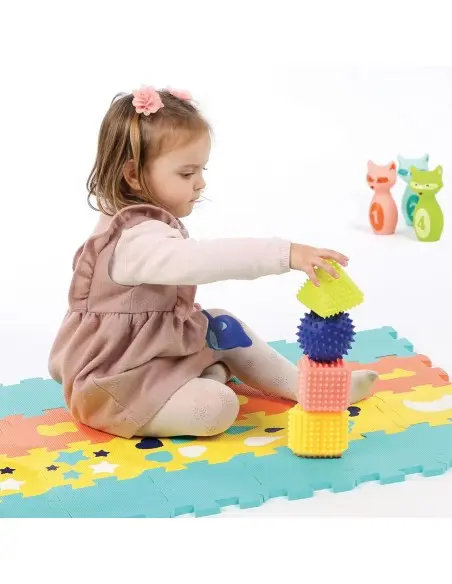 Ludi Coffret D'activités Tapis Quille Formes 10m+ Jouet - Ludi