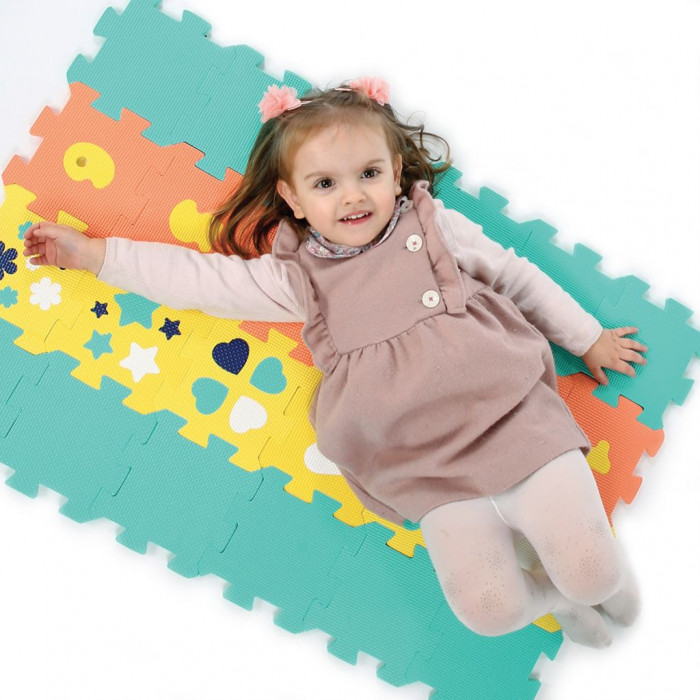 Ludi Coffret D'activités Tapis Quille Formes 10m+ Jouet - Ludi