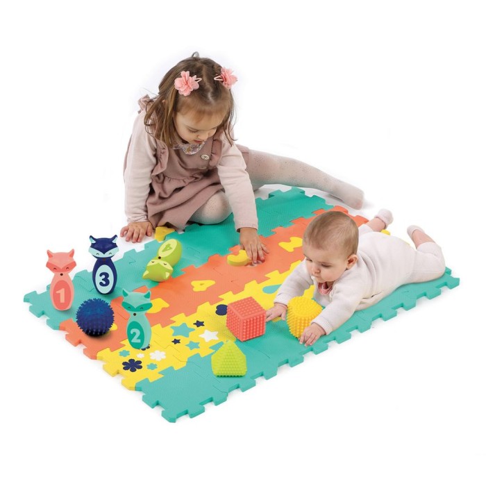 Ludi Coffret D'activités Tapis Quille Formes 10m+ Jouet - Ludi