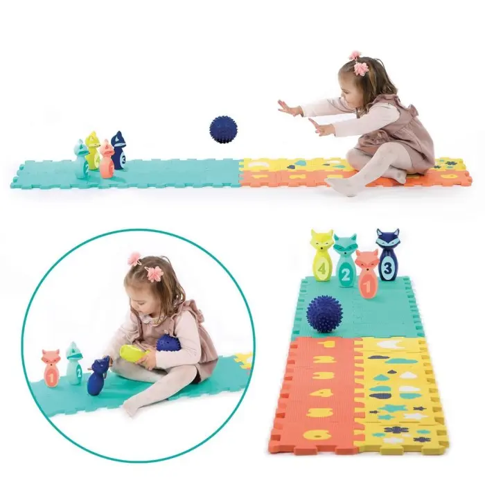 Ludi Coffret D'activités Tapis Quille Formes 10m+ Jouet - Ludi