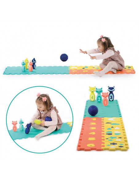 Ludi Coffret D'activités Tapis Quille Formes 10m+ Jouet - Ludi
