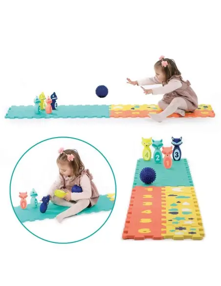 Ludi Coffret D'activités Tapis Quille Formes 10m+ Jouet - Ludi