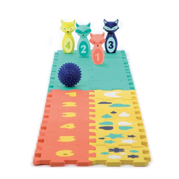 Ludi Coffret D'activités Tapis Quille Formes 10m+ Jouet - Ludi