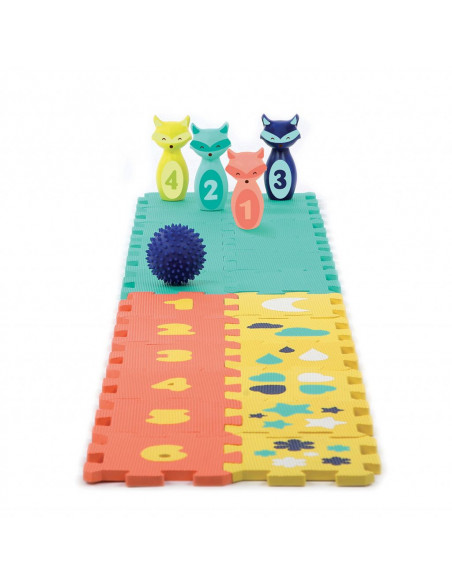 Ludi Coffret D'activités Tapis Quille Formes 10m+ Jouet - Ludi