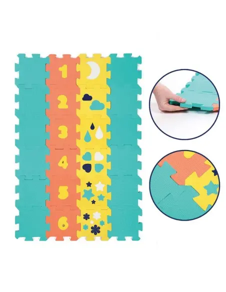 Ludi Coffret D'activités Tapis Quille Formes 10m+ Jouet - Ludi