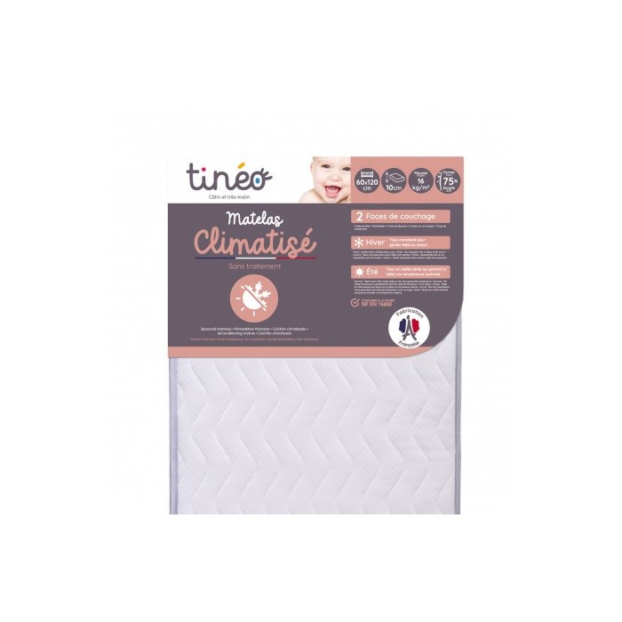 Matelas climatisé Tinéo 60x120cm Matelas - Tinéo Maroc