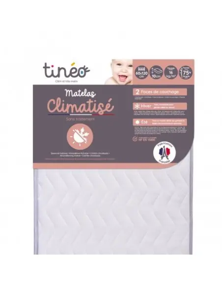 Matelas climatisé Tinéo 60x120cm Matelas - Tinéo Maroc