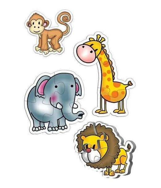 Baby jungle animals puzzle from 2 years 2