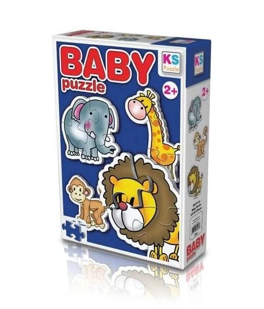 Baby jungle animals puzzle from 2 years