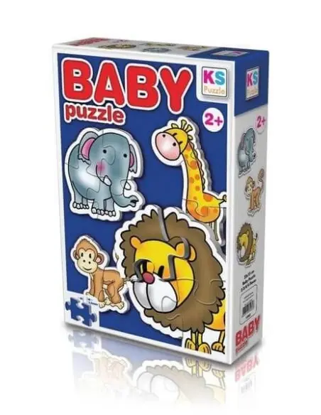 Baby jungle animals puzzle from 2 years