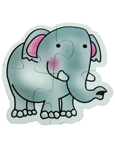 Baby jungle animals puzzle from 2 years — photo 6