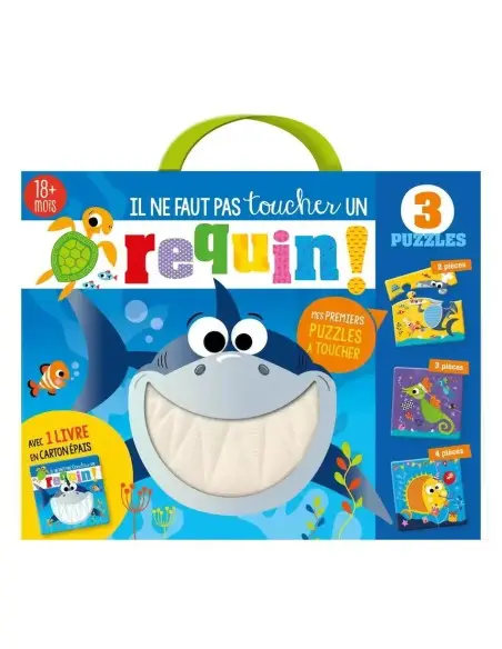 Don't touch a shark! The book with 3 puzzles