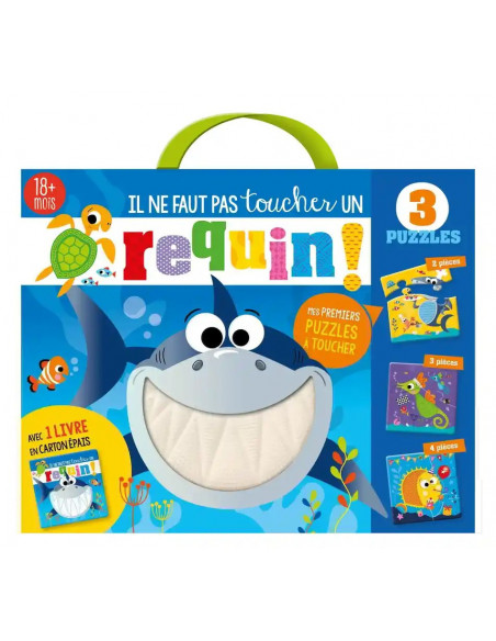 Il ne faut pas toucher un requin! Le livre avec 3 puzzles