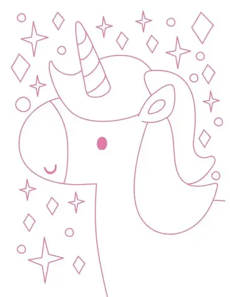 Colour-your-own unicorn My squishy - colouring book with 1 squishy unicorn and 6 markers — photo 4