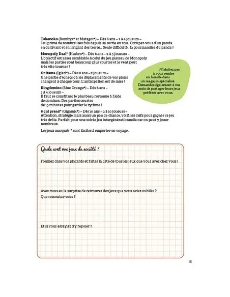 Le cahier Jouer avec son enfant Lecture - Maroc