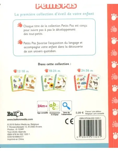 Petits Pas - Les animaux 2ans+ 0 - 3 ans - Maroc
