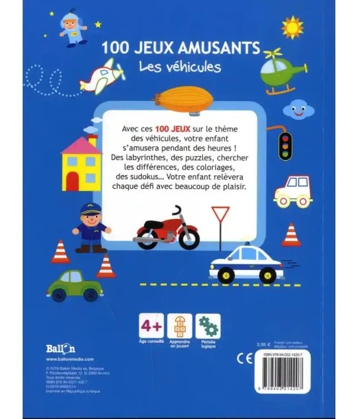 100 Fun games - Vehicles from 4 years 2