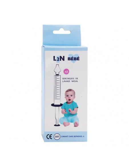 Seringue de Lavage Nasal L2N Lot de 2 au Maroc - Baby And Mom