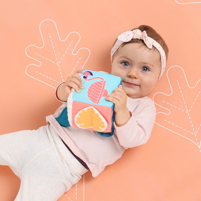 Ludi Cube d’éveil en tissu 3m+ Jouet - Ludi Maroc