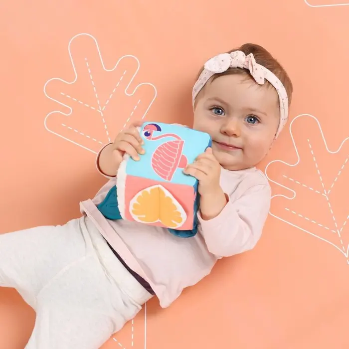 Ludi Cube d’éveil en tissu 3m+ Jouet - Ludi Maroc