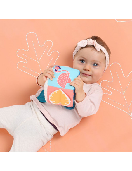 Ludi Cube d’éveil en tissu 3m+ Jouet - Ludi Maroc Ludi Cube d’éveil en tissu 3m+ Jouet - Ludi Maroc