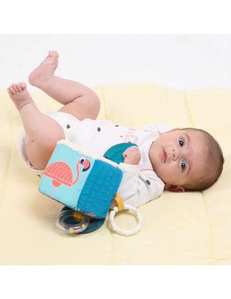 Ludi Cube d’éveil en tissu 3m+ Jouet - Ludi Maroc Ludi Cube d’éveil en tissu 3m+ Jouet - Ludi Maroc