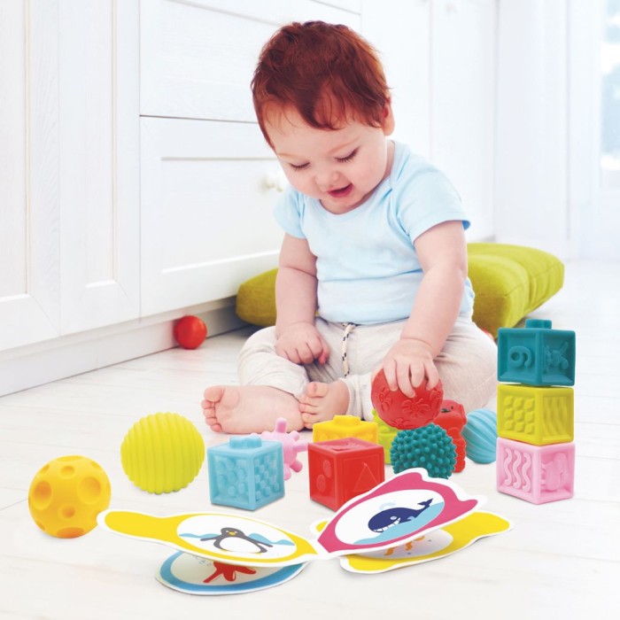 Ludi Coffret d’éveil - Livres Cubes balles 10m+ Jouet - Ludi