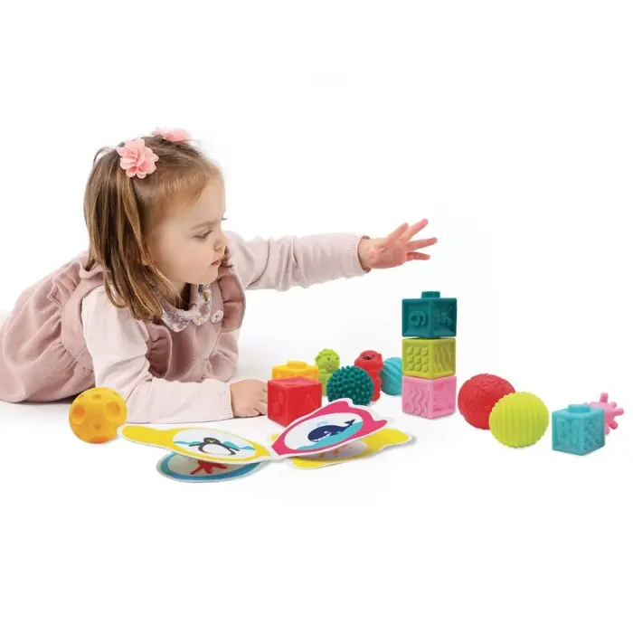 Ludi Coffret d’éveil - Livres Cubes balles 10m+ Jouet - Ludi