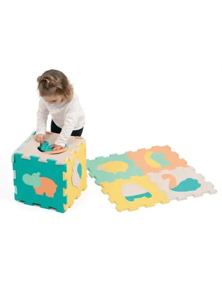 Ludi foam mat animal tiles pastel 90x90 cm from 0 months — photo 6
