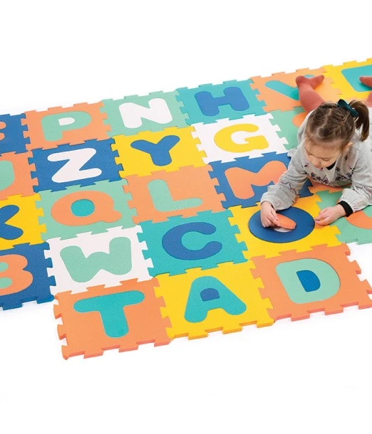 Ludi foam tile play mat 180x150 cm Letters from 10 months 2