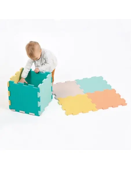 Ludi foam mat solid pastel tiles, from 0 months — photo 4