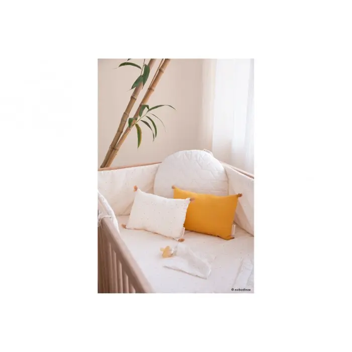 Nobodinoz Tour de lit Nest Honey sweet dots natural Univers
