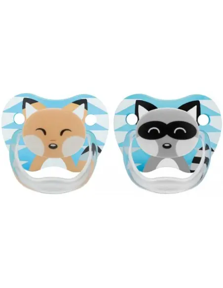 Dr. Brown’s Sucette 0-6m Fox & Lemur Lot de 2 Sucettes - Dr