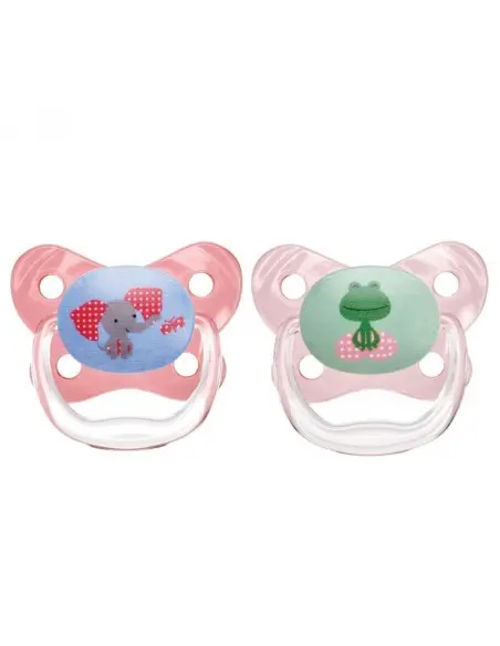 Dr Brown’s pacifier from 0 to 6 months Butterfly pink pack of 2