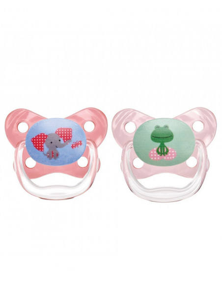Dr. Brown’s Sucette 0-6m Butterfly Pink Lot De 2 Sucettes - Dr