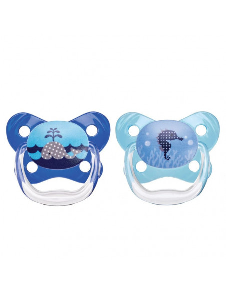 Dr. Brown’s Sucette 0-6m Butterfly Blue Lot De 2 Sucettes - Dr