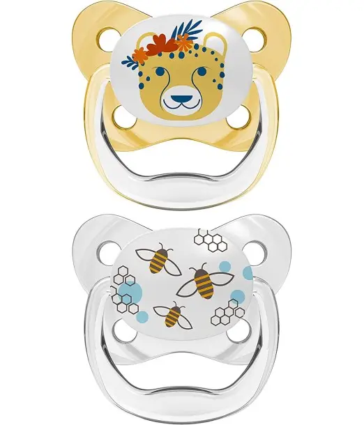 Dr. Brown’s Sucette 6-18m Butterfly Yellow Lot De 2 Sucettes -