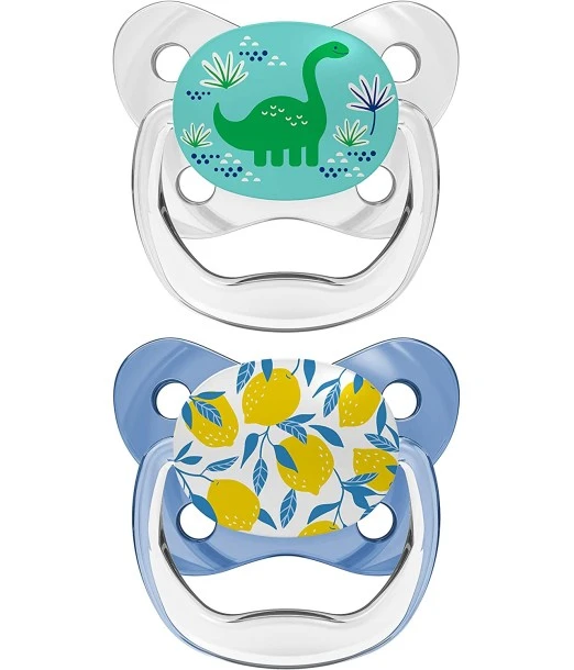 Dr Brown’s pacifier 6-18 months Butterfly Blue pack of 2