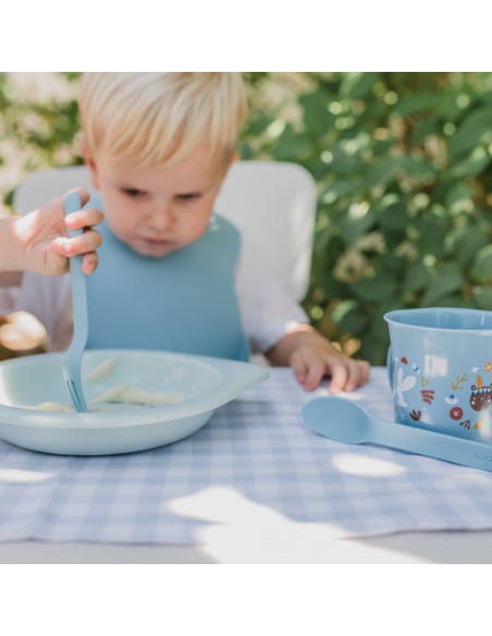 Suavinex Coffret repas Into the Forest 6m+ Bleu Vaisselle bébé 